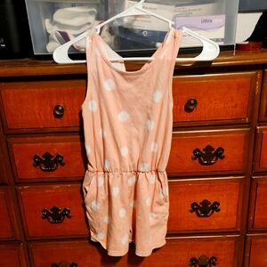 Kids Arizona Pink Polka Dot Summer Romper